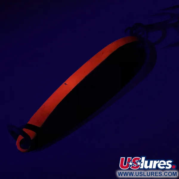 Luhr Jensen Krocodile Die #4 UV Ondulante, Nichel / Rosso, 19g, UV, #7411