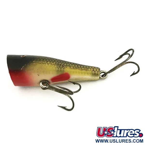 Creek Chub Plunker Popper, Scaglie Oro, 5,5g, Esca Topwater, #7431