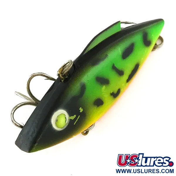 Bill Lewis Rat-L-Trap Crankbait Lipless, Fire Tiger, 14g, Glow, #7437