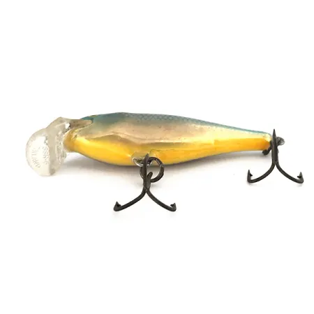 Rapala Shallow Shad Rap Artificiale, Blu/Oro, 5g, Balsa, #7439