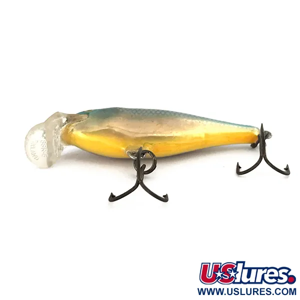 Rapala Shallow Shad Rap Artificiale, Blu/Oro, 5g, Balsa, #7439