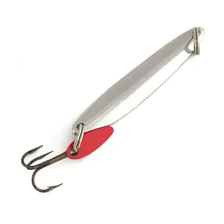 Bay de Noc Swedish pimple Esca Verticale, Nichel / Blu, 5,5g, #7442