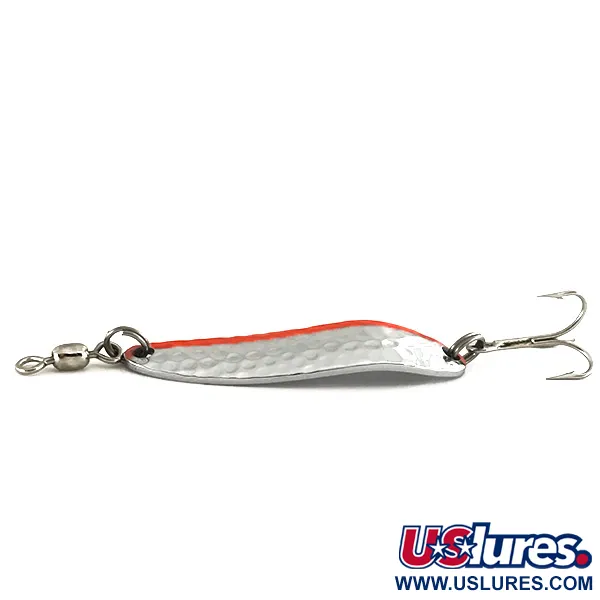 Luhr Jensen Krocodile Die #3 UV Ondulante, Nichel/Arancio, 10g, #7448