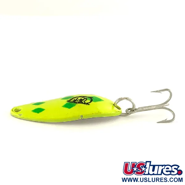 Eppinger Dardevle Devle Dog 5200 UV Ondulante, Giallo/Verde, 7g, UV, #7452