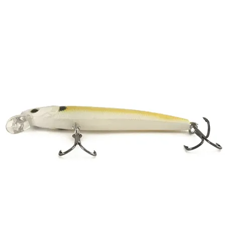 Matzuo Phantom Minnow Suspending Jerkbait, Giallo/Bianco, 5g, Rattle, #7457