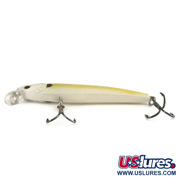 Matzuo Phantom Minnow Suspending Jerkbait, Giallo/Bianco, 5g, Rattle, #7457