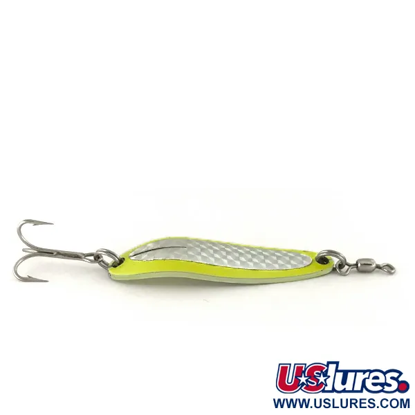 Luhr Jensen Krocodile Die #3 UV Ondulante, Chartreuse, 10g, UV, #7468