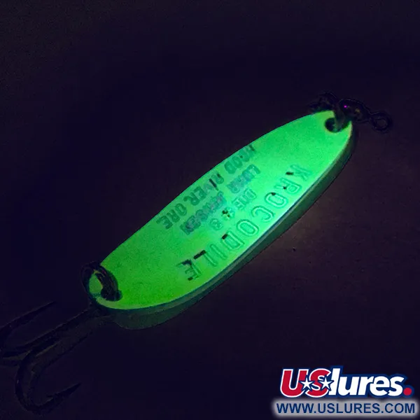 Luhr Jensen Krocodile Die #3 UV Ondulante, Chartreuse, 10g, UV, #7468