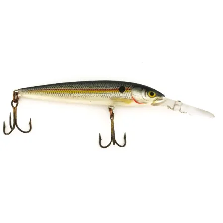 Rapala Down Deep Husky Jerk 10 Minnow, Argento-Oro, 11g, #7476