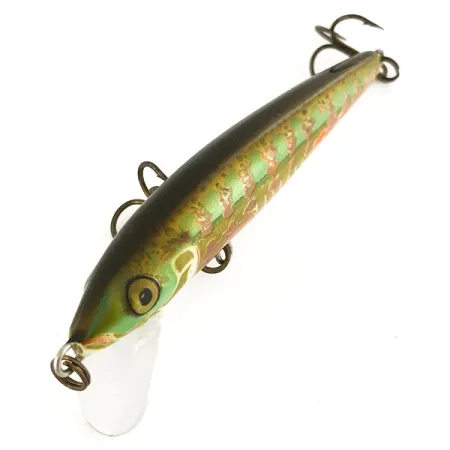 Rapala Husky Jerk Holo Minnow, Holo Perch, 10g, Suspending, #7477