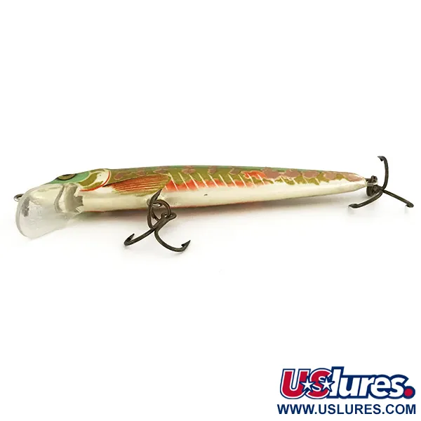 Rapala Husky Jerk Holo Minnow, Holo Perch, 10g, Suspending, #7477