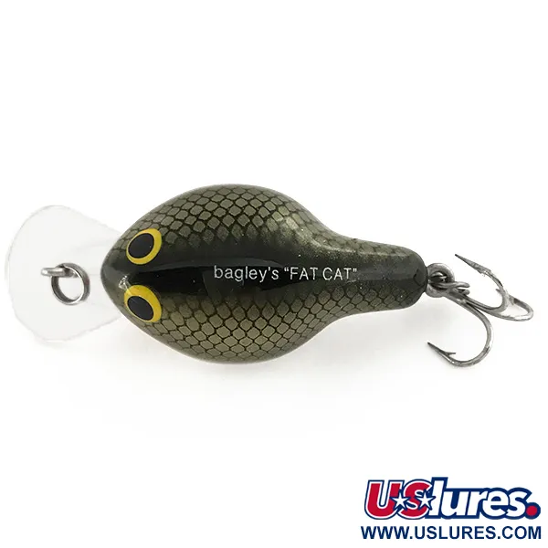 Bagley's Fat Cat Crankbait, TS, 9g, Galleggiante, Rattling, #7481