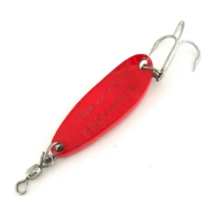 Luhr Jensen Krocodile UV Ondulante, Rosso / Nero, 9g, UV, #7485