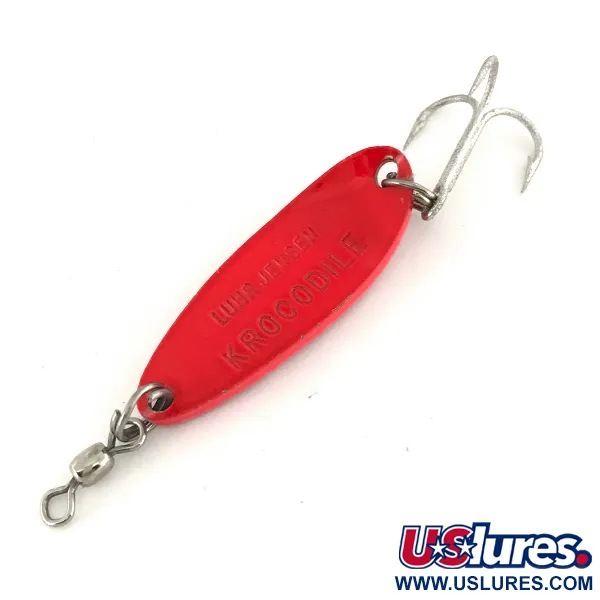 Luhr Jensen Krocodile UV Ondulante, Rosso / Nero, 9g, UV, #7485