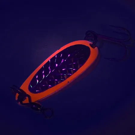 Luhr Jensen Krocodile UV Ondulante, Rosso / Nero, 9g, UV, #7485