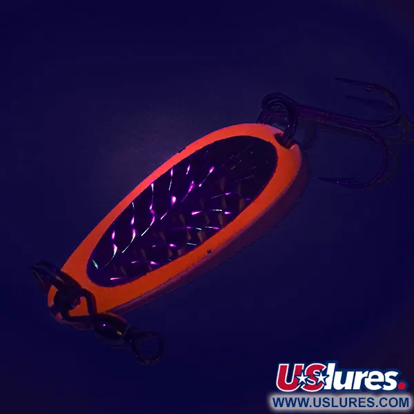 Luhr Jensen Krocodile UV Ondulante, Rosso / Nero, 9g, UV, #7485