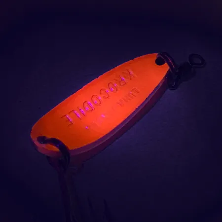 Luhr Jensen Krocodile UV Ondulante, Rosso / Nero, 9g, UV, #7485