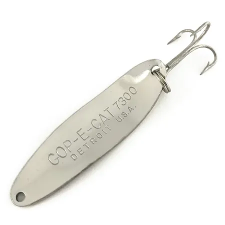 Dardevle Cop-E-Cat 7300 Ondulante, Nichel/Verde, 10g, Oscillazione, #7487