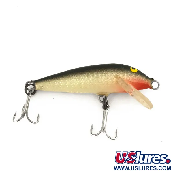 Rapala Original Floater F5 Minnow, S (Silver), 2.5g, Balsa, #7493