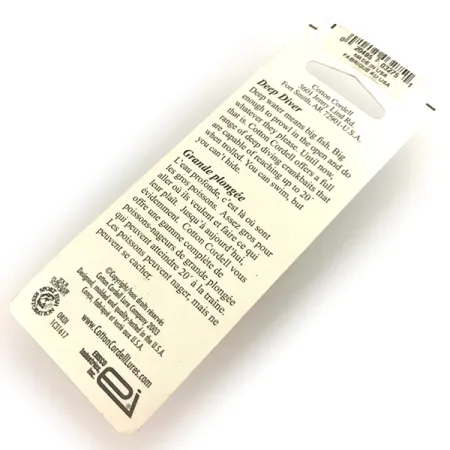 Cotton Cordell Grappler Shad Deep Diver, Oro/Arancio, 7g, Deep Diver, #7497