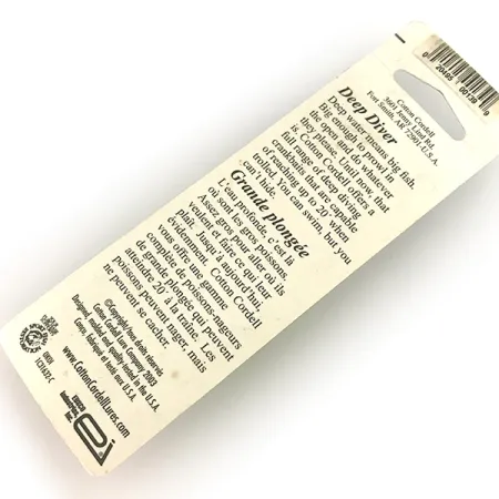 Cotton Cordell Wally Diver Crankbait, Chartreuse, 14g, #7499