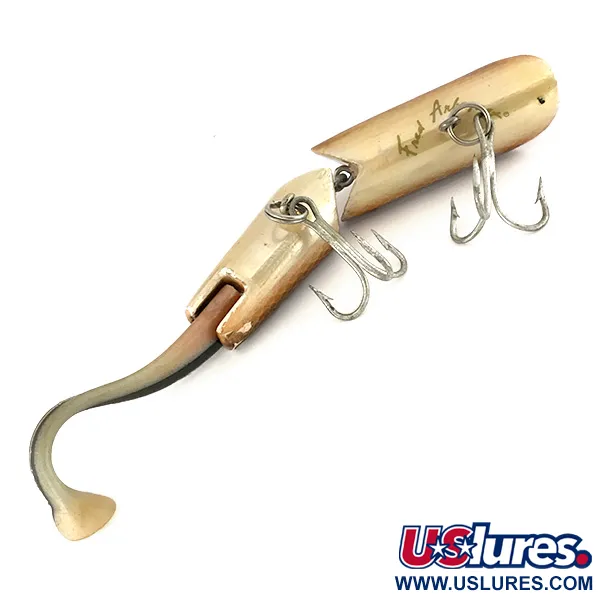 Fred Arbogast A.C. Plug Vintage Popper, Marrone, 28g, Snodato, #7508