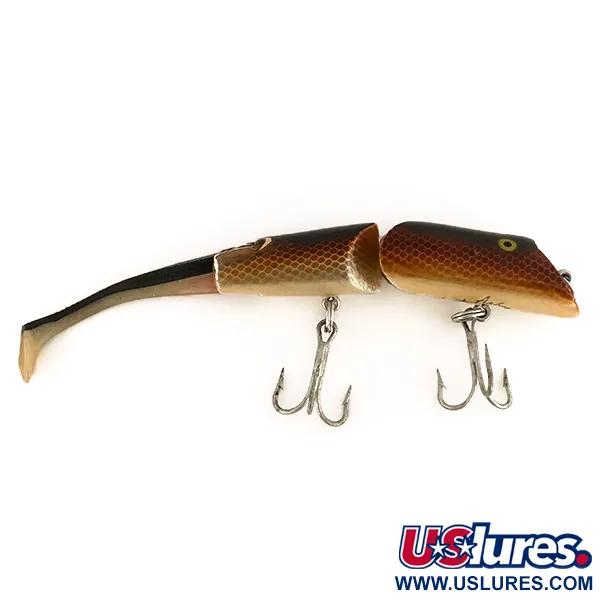 Fred Arbogast A.C. Plug Vintage Popper, Marrone, 28g, Snodato, #7508