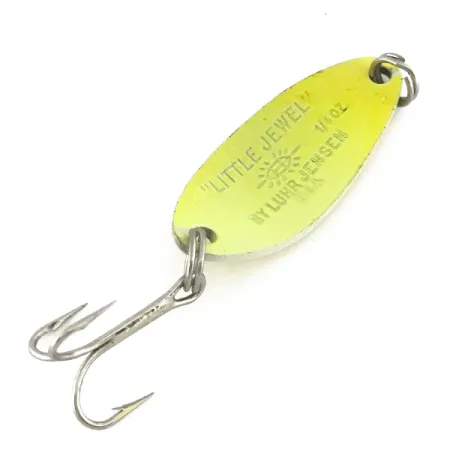 Luhr Jensen Little Jewel Ondulante, Giallo/Rosso, 7g, UV Glow, #7519