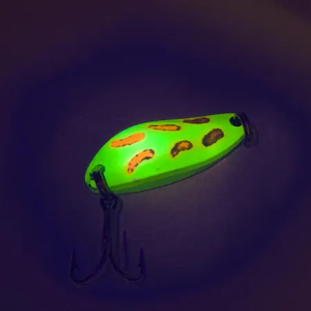 Luhr Jensen Little Jewel Ondulante, Giallo/Rosso, 7g, UV Glow, #7519