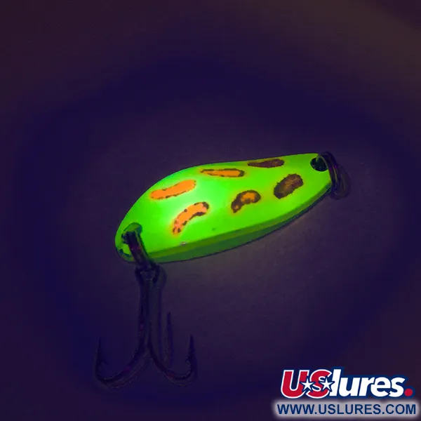 Luhr Jensen Little Jewel Ondulante, Giallo/Rosso, 7g, UV Glow, #7519