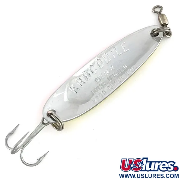 Luhr Jensen Krocodile Die #3 UV Ondulante, Giallo/Rosso, 14g, UV, #7523