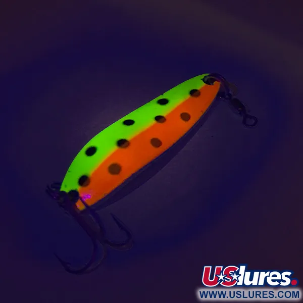 Luhr Jensen Krocodile Die #3 UV Ondulante, Giallo/Rosso, 14g, UV, #7523