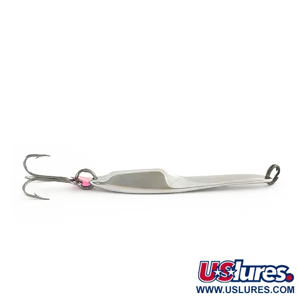 Johnson Lujon Jig Lure Jig, Nickel, 14g, Aletta rosa, #7541