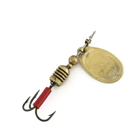 Mepps Aglia 1 (1960s) Cucchiaino, Ottone, 3.5g, Misura 1, Vintage, #7550