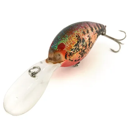 Norman DD 14, 16g, Arancione e Oro Glitter, Crankbait Deep Diver #7558