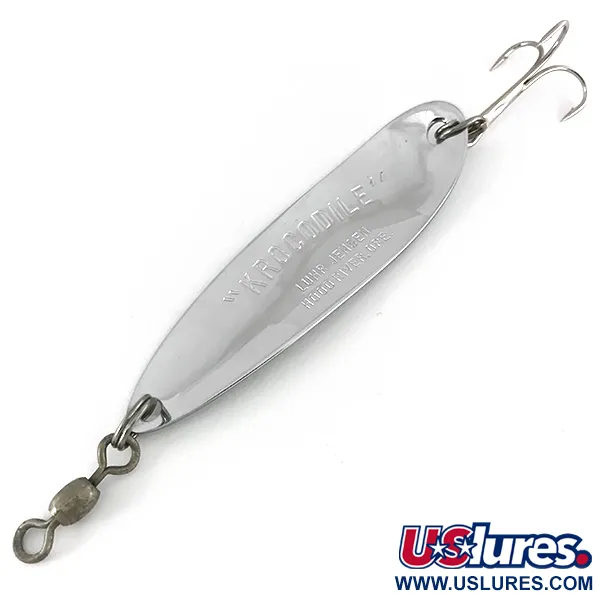Luhr Jensen Krocodile Die #5 Ondulante, Nickel, 23g, Distanza, #7579