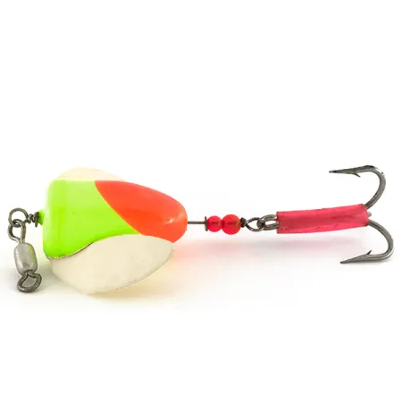 Yakima Bait Spin-n-Glo UV Esca, Arancio / Chartreuse, 7g, UV, #7584