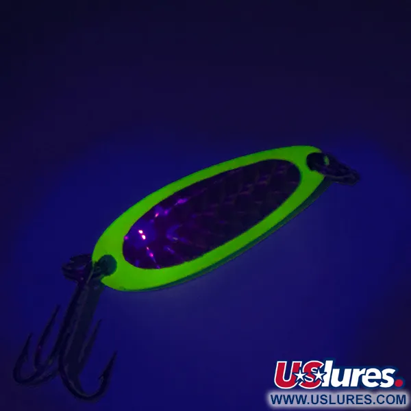 Luhr Jensen Krocodile UV Ondulante, Yellow, 9g, UV Reagente, #7604