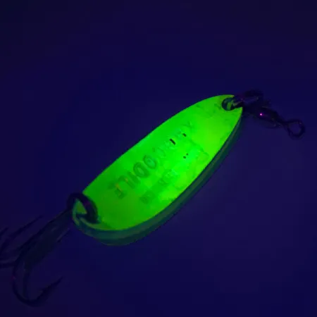 Luhr Jensen Krocodile UV Ondulante, Yellow, 9g, UV Reagente, #7604