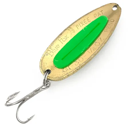 Blue Fox Pixee UV Ondulante, Gold / Green, 14g, Inserto UV, #7612