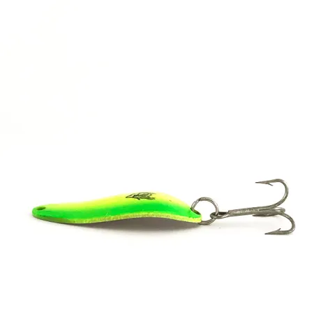 Eppinger Dardevle Devle Dog 5300 UV Ondulante, Giallo/Verde/Nickel, 10g, #7636