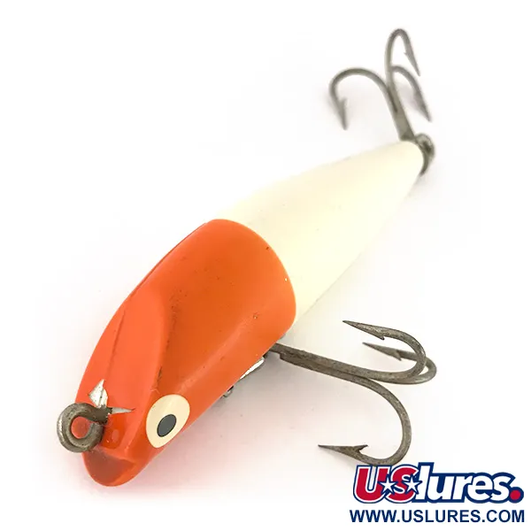 Boone Castana Popper, Rosso / Bianco, 10g, Cupped Mouth, #7643