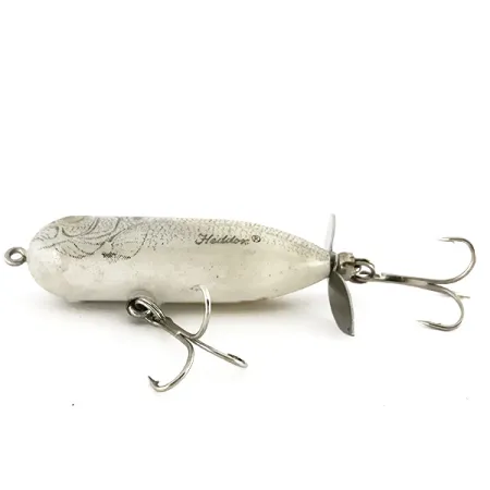 Heddon Baby Torpedo Esca Topwater, Argento, 9g, Vintage, #7644