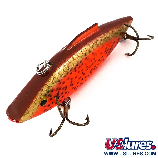 Bill Lewis Rat-L-Trap Crankbait Lipless, Cherry Bomb, 14g, Glow, #7666