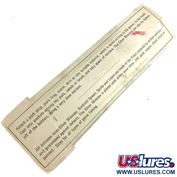 Weedless Johnson Silver Minnow Ondulante, Argento, 14g, Antialga, #7679