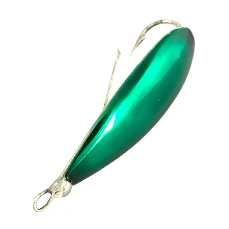 Johnson Silver Minnow Ondulante Antialga, Argento/Verde, 14g, #7680