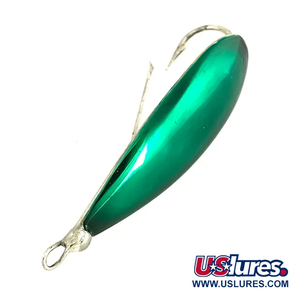 Johnson Silver Minnow Ondulante Antialga, Argento/Verde, 14g, #7680