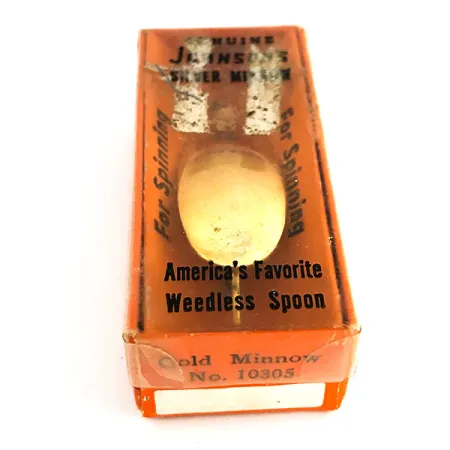 Weedless Johnson Silver Minnow Ondulante, Oro, 5g, Antialga, #7681