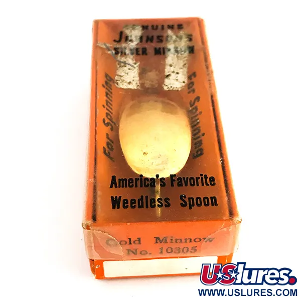 Weedless Johnson Silver Minnow Ondulante, Oro, 5g, Antialga, #7681