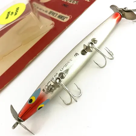 Smithwick Devil's Horse Esca Topwater, Nickel, 9g, Legno, #7690